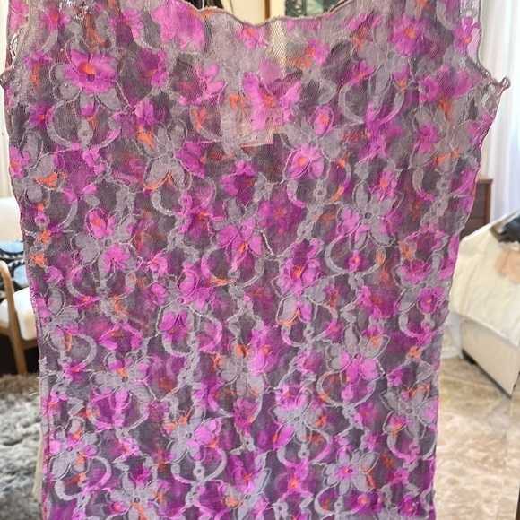 Free People Intimately Sheer Lace Floral Top - Picture 3 of 8
